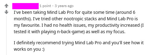 Mind Lab Pro Reddit Positive 4